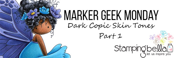 Stamping Bella Marker Geek Monday - Dark Copic Skin Tones Part 1