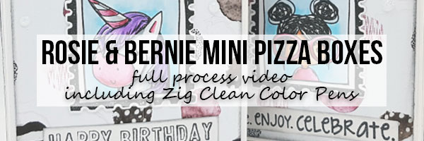 DT Thursday: Rosie & Bernie Mini Pizza Boxes with Video