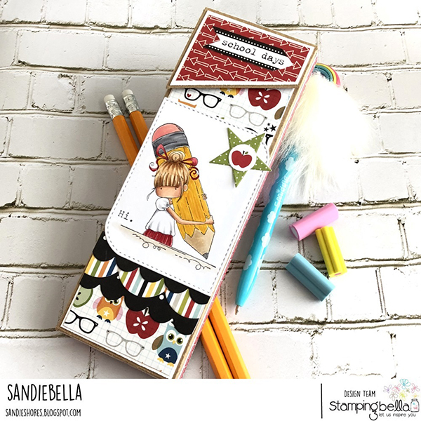 Stamping Bella DT Thursday: Create a Back to School Pencil Box with Sandiebella