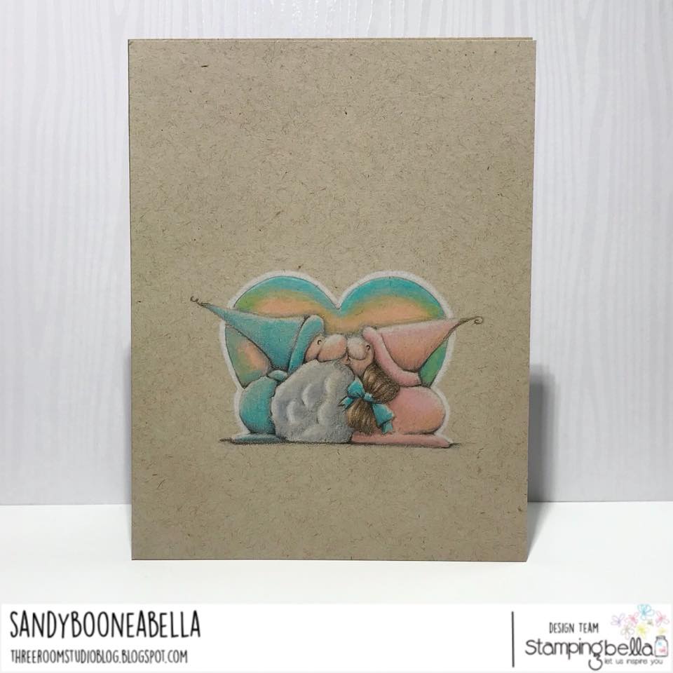 www.stampingbella.com: RUBBER STAMP USED: LOVEY GNOMES,  .  CARD MADE BY SANDY BOONE