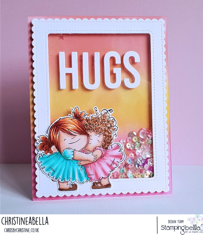 www.stampingbella.com: RUBBER STAMP USED: TINY TOWNIE HUGGY FRIENDS,  .  CARD MADE BY CHRISTINE LEVISON