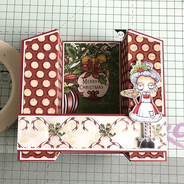 Stamping Bella DT Thursday - Create a Bridge Fold Card with Sandiebella