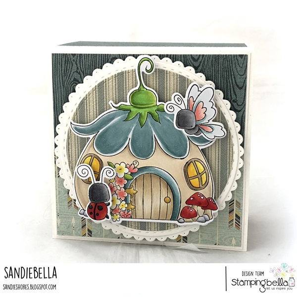 Stamping Bella DT Thursday: Create a Fairy House Gift Box with Sandiebella!