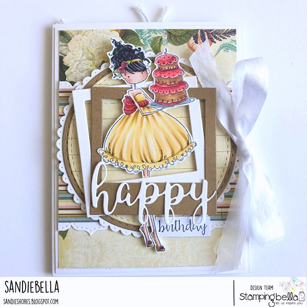 Stamping Bella DT Thursday: Create a Happy Birthday Pocket Card with Sandiebella!