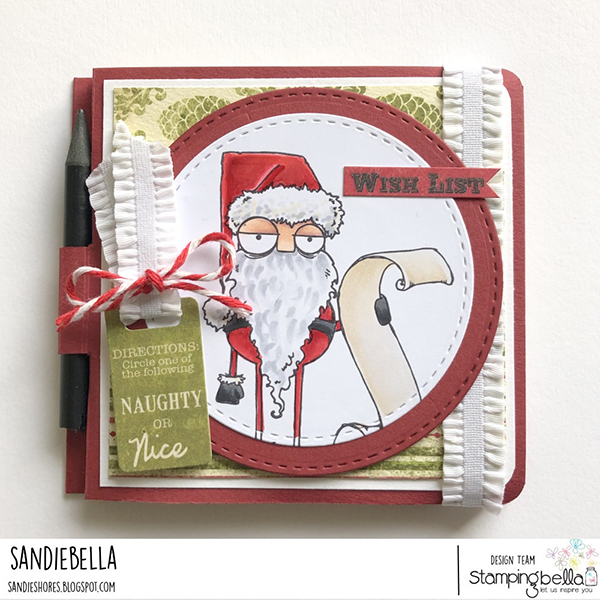 Stamping Bella DT Thursday: Create a Christmas Checklist with Sandiebella!