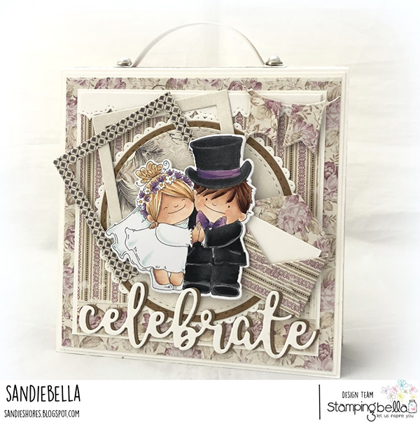 Stamping Bella DT Thursday: Create a Squidgy Wedding Purse Album with Sandiebella!
