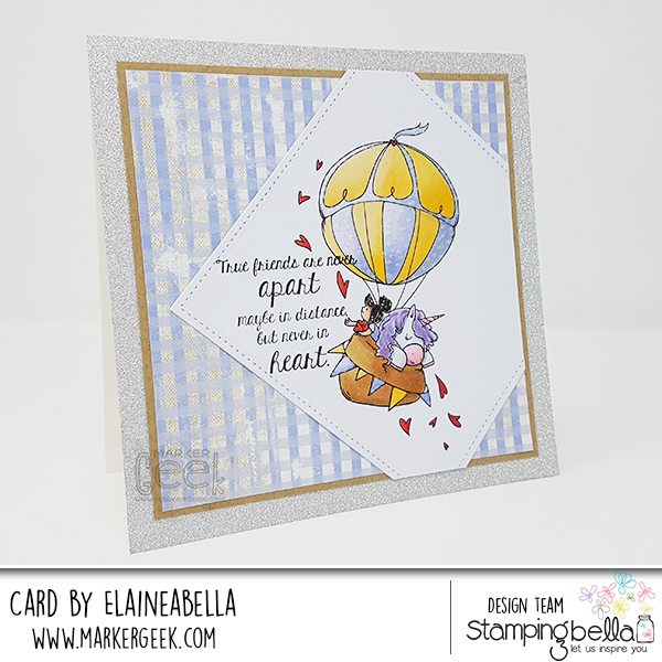 Stamping Bella: Up Up & Away Rosie & Bernie Card & Copic Colouring Video
