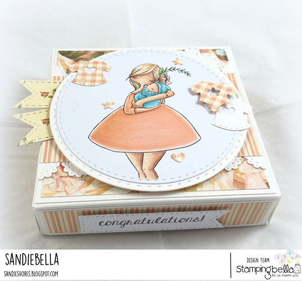 Stamping Bella DT Thursday: Create a New Baby Pizza Box with Sandiebella (step by step project)