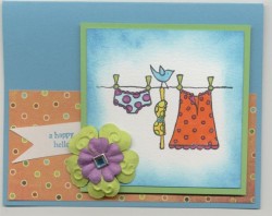 Jeanette Smith used FUNKY CLOTHESLINE