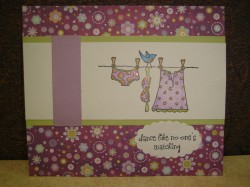 Tanya Fretz used FUNKY CLOTHESLINE