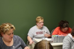 Paula, ANOTHAH troublemaker in the back of Linda's class.. and DANA coloring!