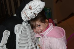 Tyler the Skeleton and Jayden, THUMBALINA with a Winter Jacket :)