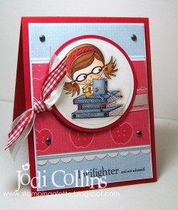 Jodi Collins used BETTY THE BOOKWORM