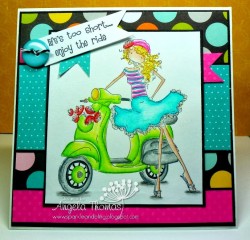 Angelabella used UPTOWN GIRL VIENNA on her VESPA