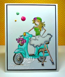 Angelabella used UPTOWN GIRL VIENNA on her VESPA