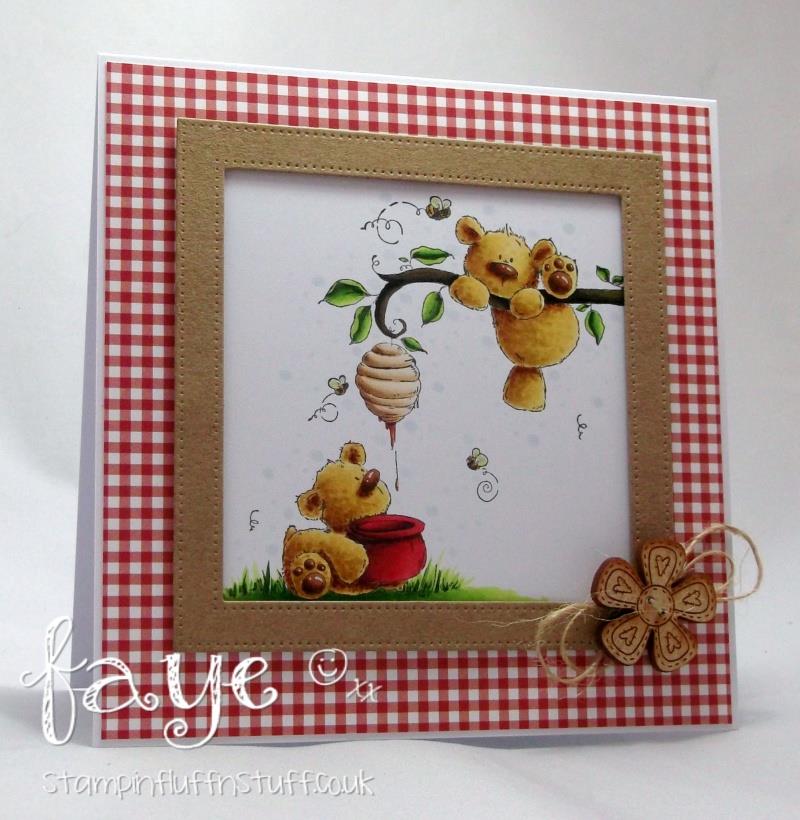 Stamping Bella HoneyBear Stuffies rubber stamp. Click through to read the blog post for inspiration!