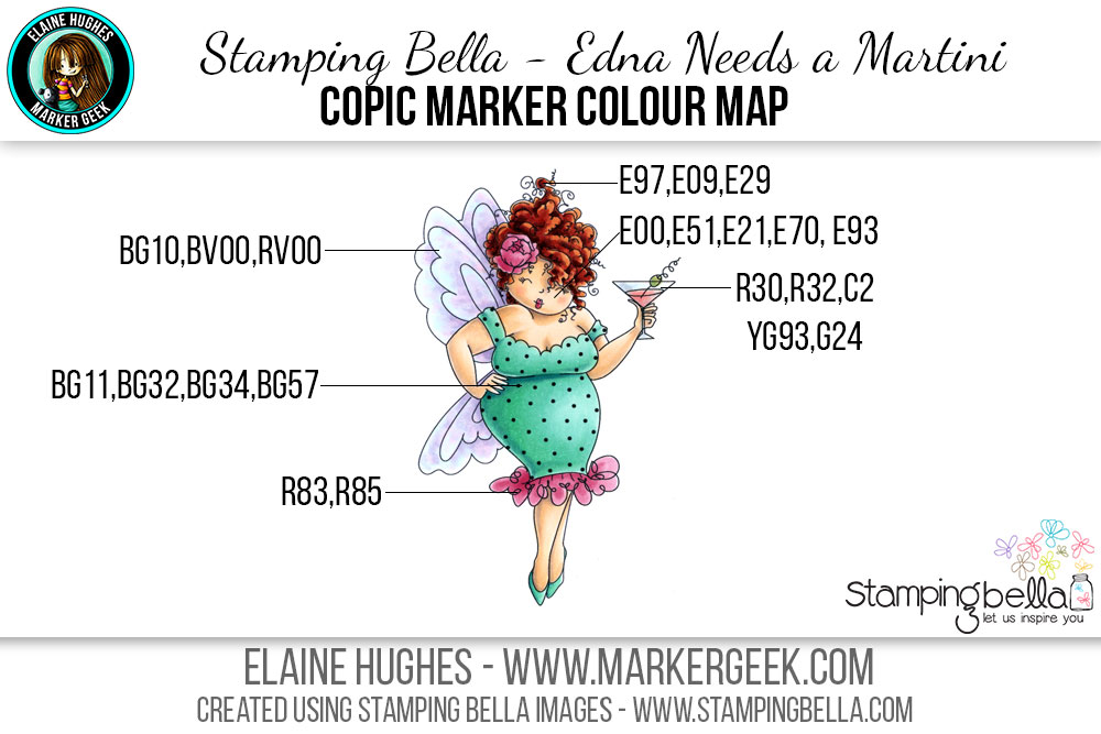 Marker Geek Monday Copic Colouring Quick and Easy Fairy Wings. Click through to see the step by step and watch a video!