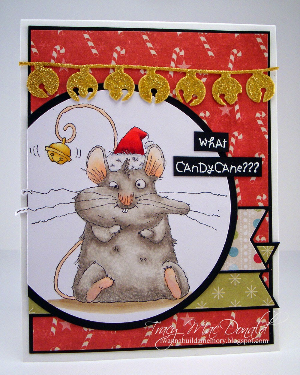 Stamping Bella Christmas Mouse rubber stamp