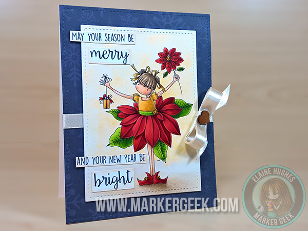 Stamping Bella HOLIDAY RELEASE -SNEAK PEEK DAY 4 -TINY TOWNIE PAMELA the POINSETTIA