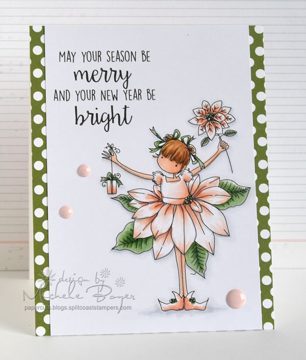 Stamping Bella HOLIDAY RELEASE -SNEAK PEEK DAY 4 -TINY TOWNIE PAMELA the POINSETTIA