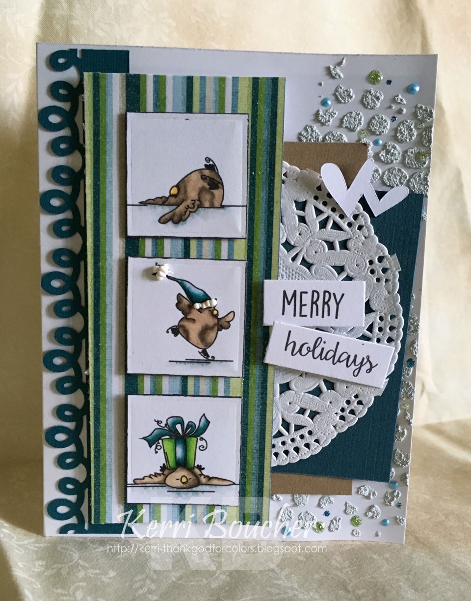 Stamping Bella HOLIDAY RELEASE -SNEAK PEEK DAY 5 -SKATING CHICKS