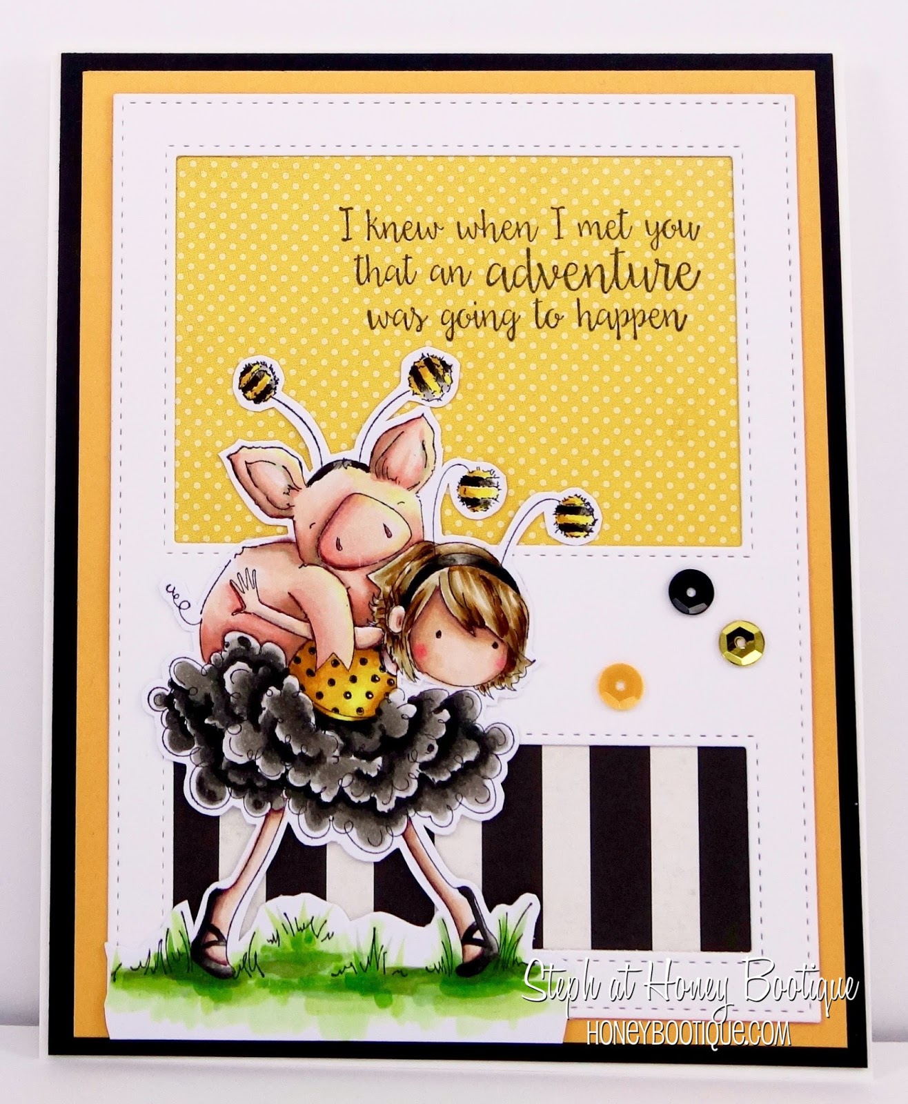 Spotlight On Tiny Townie Rubber Stamps at Stamping Bella. Click through to read the post for card making inspiration!