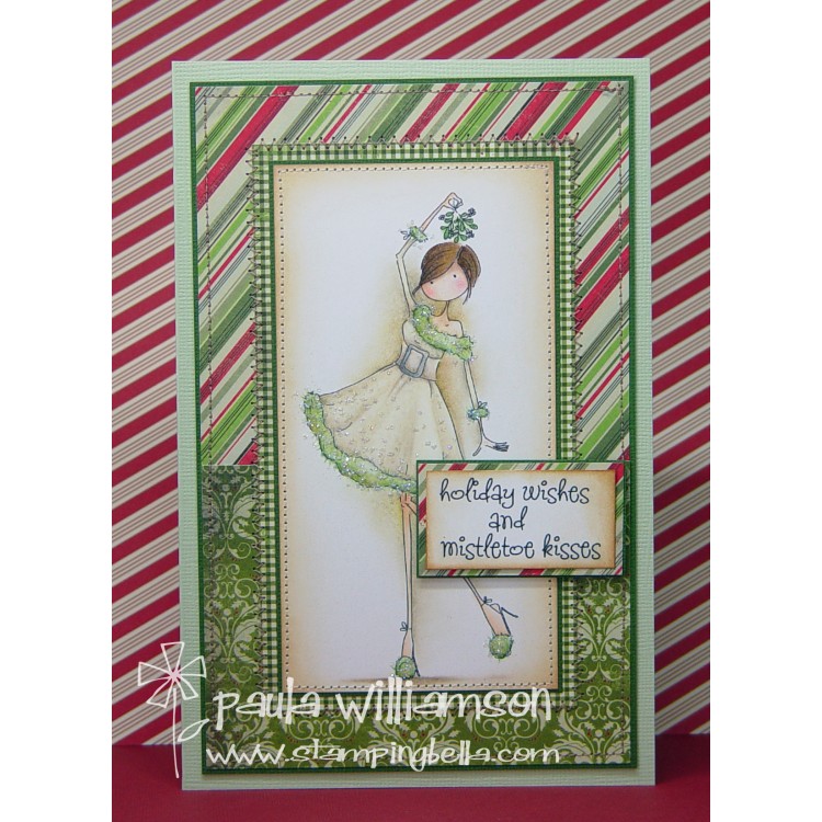 Spotlight On The Uptown Girls Rubber Stamps at Stamping Bella. Click through to read the post for card making inspiration!