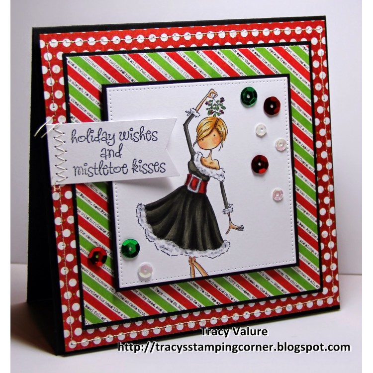 Spotlight On The Uptown Girls Rubber Stamps at Stamping Bella. Click through to read the post for card making inspiration!