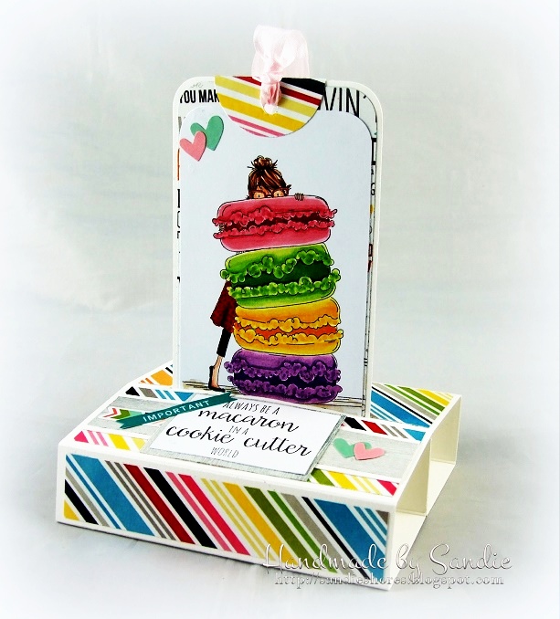 DT Thursday - Create a Freestanding Tag Card with Sandiebella. Click through for full step by step guide!