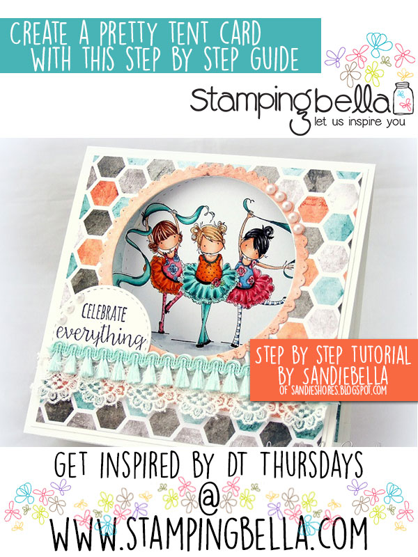 Stamping Bella DT Thursday - Tent Card Tutorial - click through for a full step by step guide!