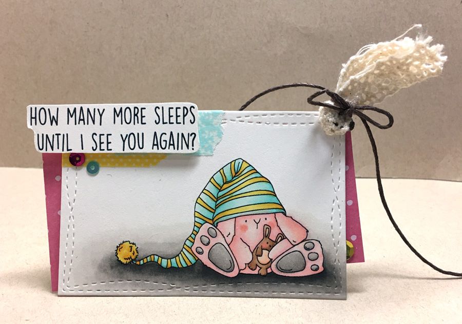 Bellarific Friday - FEATURING STAMP OF THE MONTH SLEEPY BUNNY WOBBLE