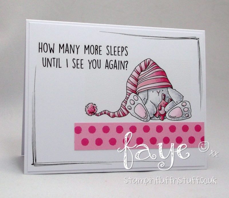 Bellarific Friday - FEATURING STAMP OF THE MONTH SLEEPY BUNNY WOBBLE