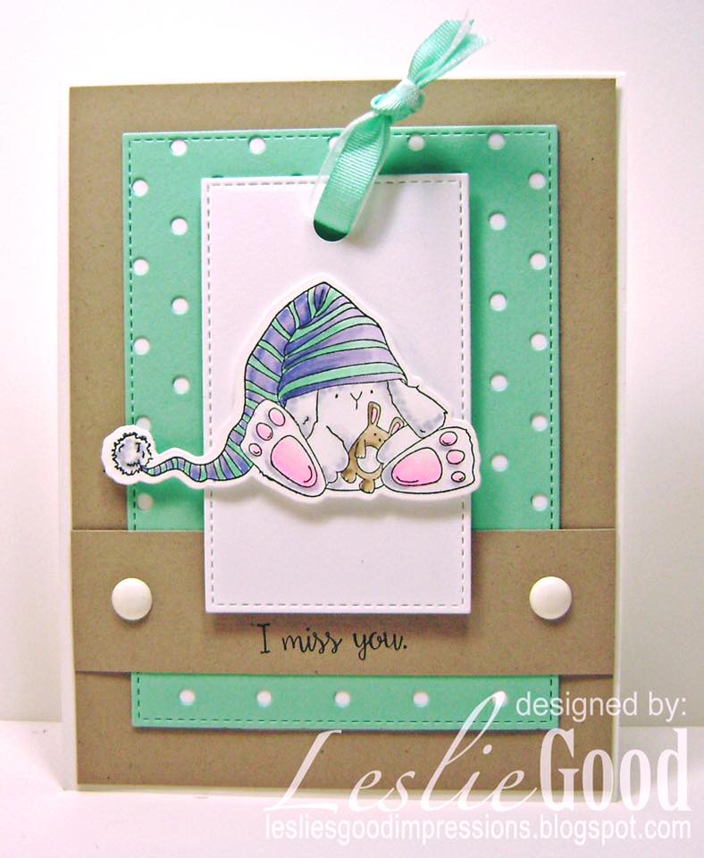 Bellarific Friday - FEATURING STAMP OF THE MONTH SLEEPY BUNNY WOBBLE