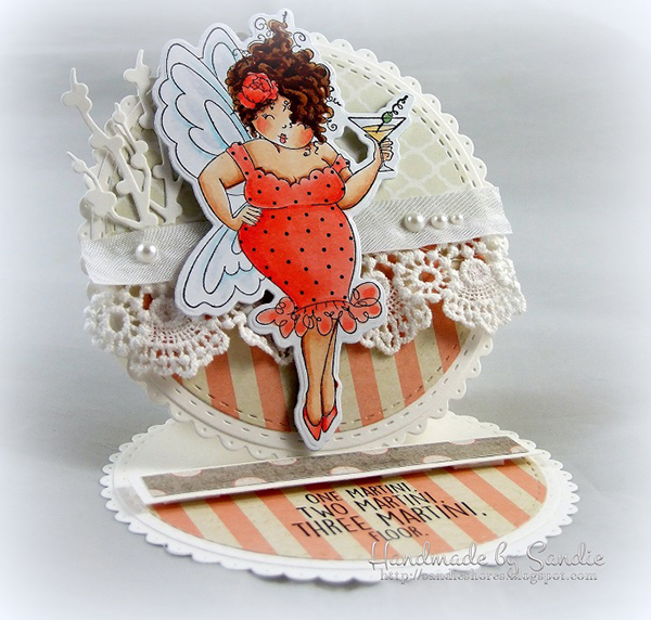 Stamping Bella DT Thursday - Create a Circle Easel Card using Sandiebella's Step by Step Guide!