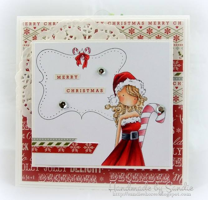 Bellarific Friday challenge Dec 2nd 2016- UPTOWN GIRL CHRYSTAL'S CHRISTMAS LABEL