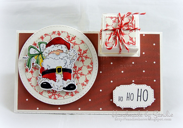 Stamping Bella Create a Parcel Card with Sandiebella's step by step tutorial!