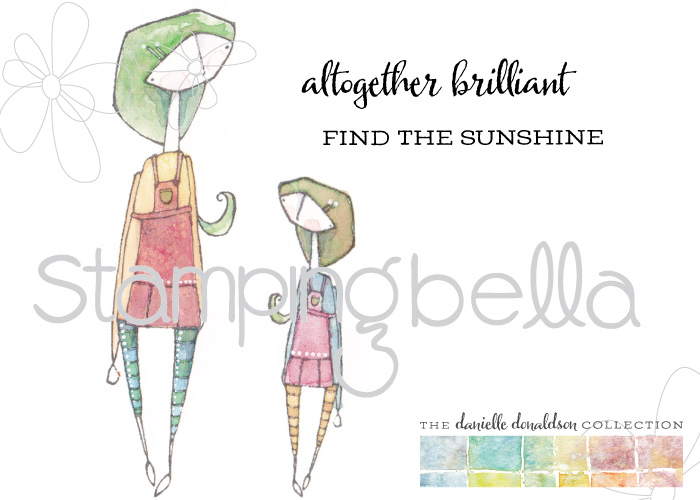 Stamping Bella rubber stamps featuring the Danielle Donaldson collection-ALTOGETHEREVELYN rubber stamp