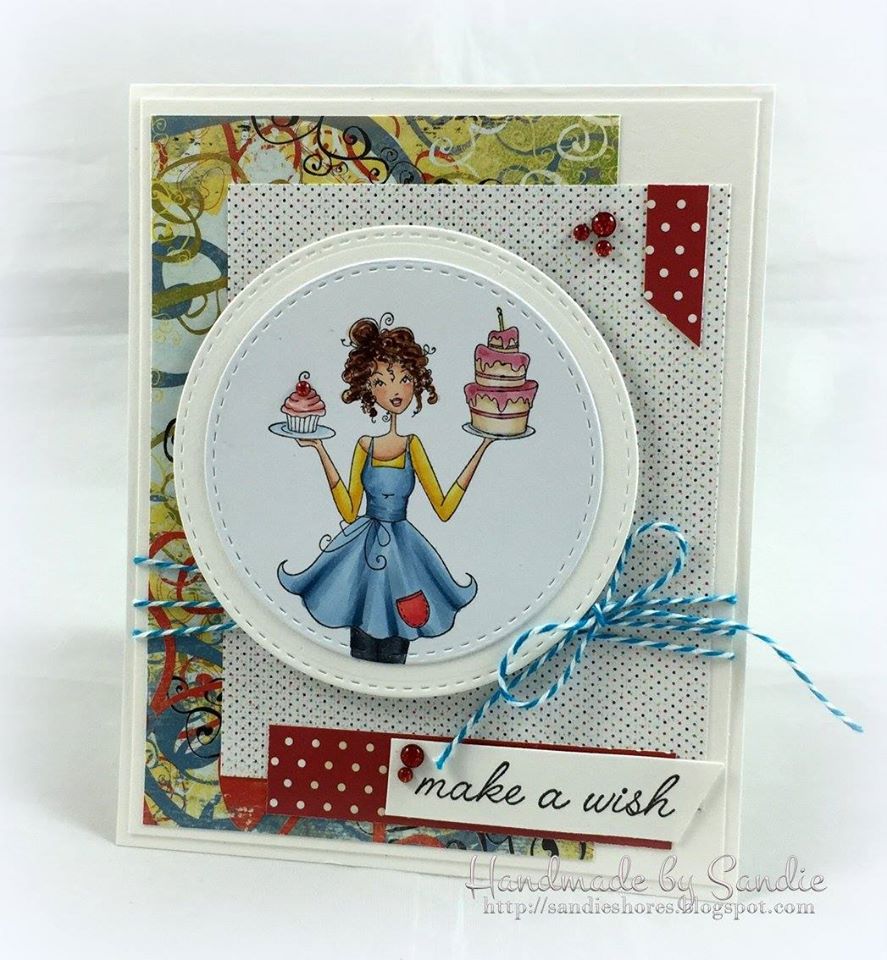 Bellarific Friday challenge Jan. 13th 2017-MOJOBELLA CARD SKETCH-CAKEABELLA card by Sandie Dunne