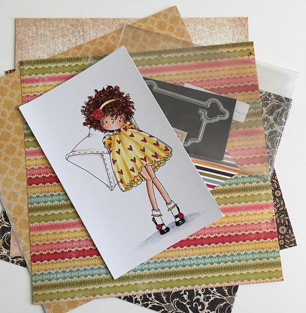 Stamping Bella DT Thursday - Create a Double Gate Fold Card with Sandiebella! Click through for the step by step guide.