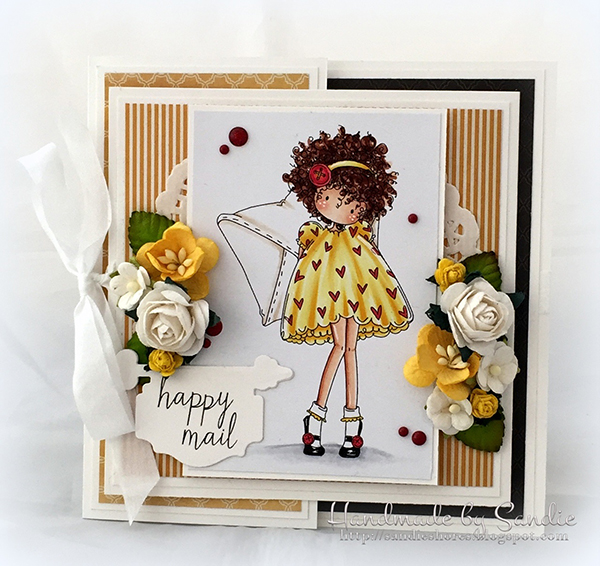 Stamping Bella DT Thursday - Create a Double Gate Fold Card with Sandiebella! Click through for the step by step guide.