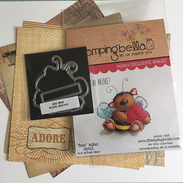 Stamping Bella DT Thursday - Create a Side Easel Card with Sandiebella! Click through for the step by step guide.