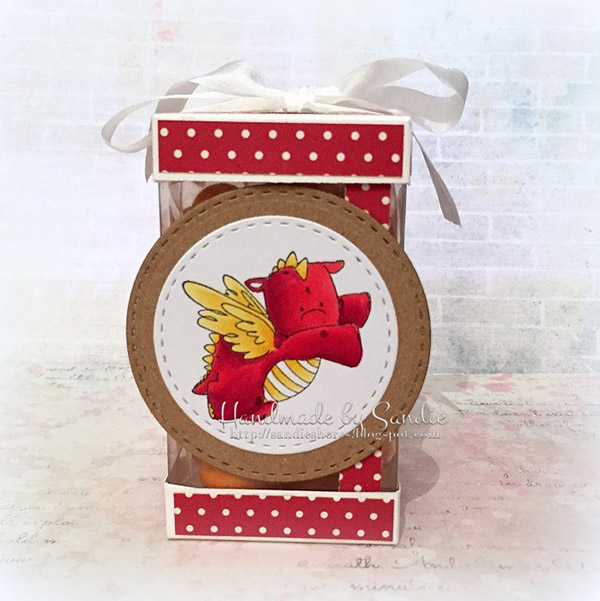 Stamping Bella DT Thursday - Create an Acetate Gift Box with Sandiebella. Click through for full step by step guide!