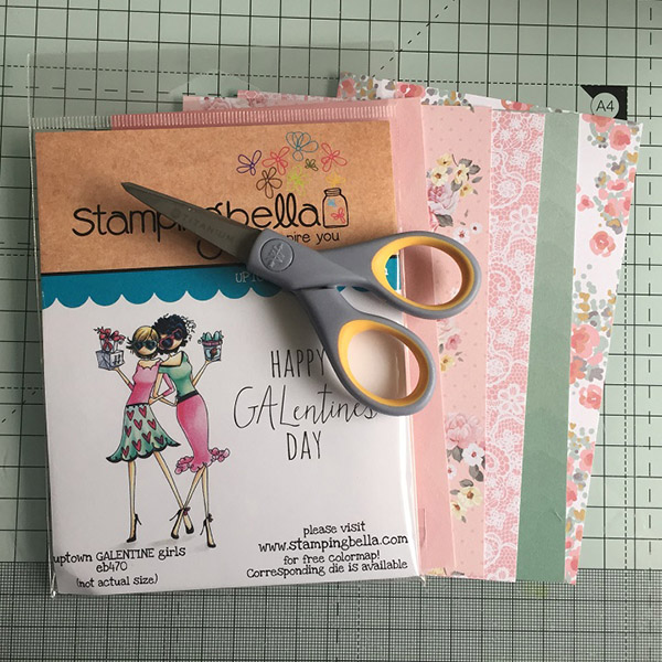 Stamping Bella Stamp It Saturday: Paper Piecing with Sandiebella.