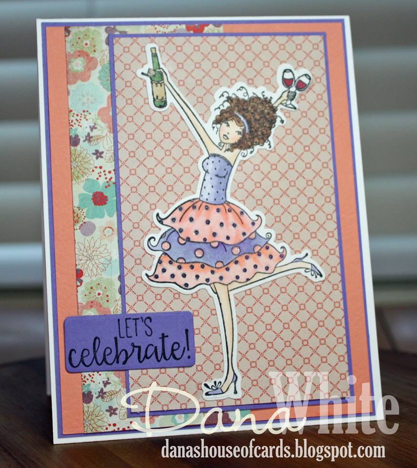 Bellarific Friday with Stamping Bella- Rubber stamp used WINOBELLA card made by DANA WHITE