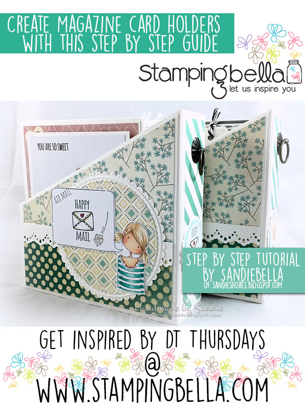 Stamping Bella - DT Thursday - Create Magazine Style Card Holders with Sandiebella!