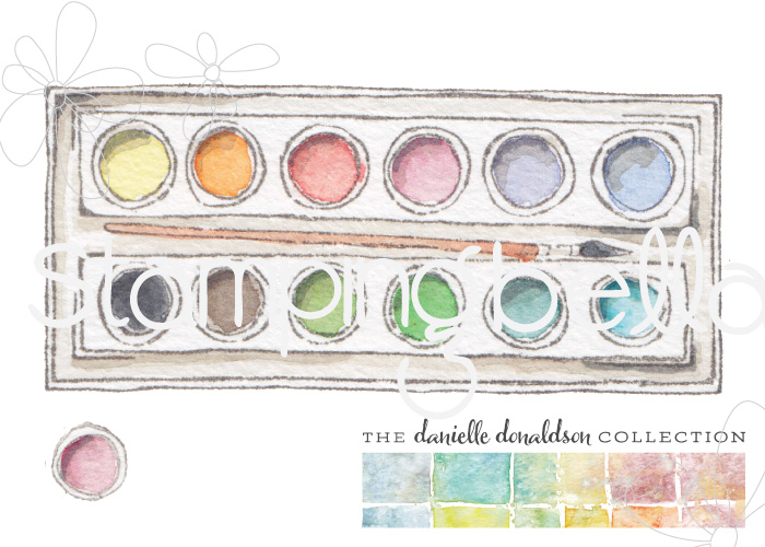 Danielle's SWATCH KIT- CIRCLE PALETTE with BRUSH 