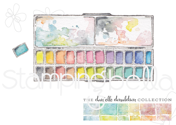 Danielle's SWATCH KIT- RECTANGULAR PAINT PALETTE LARGE