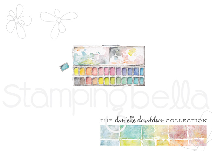 Danielle's SWATCH KIT- RECTANGULAR PAINT PALETTE MINI