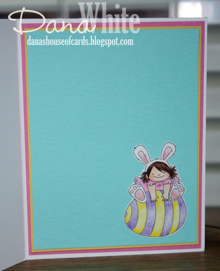 Stampingbella SPRING 2017 RELEASE-SQUIDGY EASTER TRIO rubber stamp. Card by Dana White