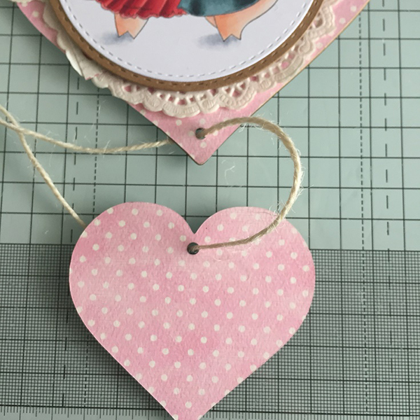 Stamping Bella DT Thursday: Create a Hanging Heart Wall Ornament with Sandiebella!